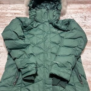 Columbia Women's Green Puffer Jacket